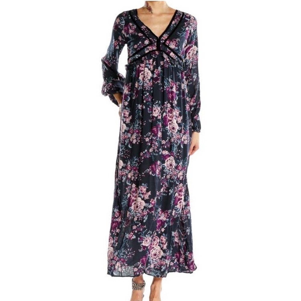 Altar’d State Floral Long Sleeve Maxi Dress